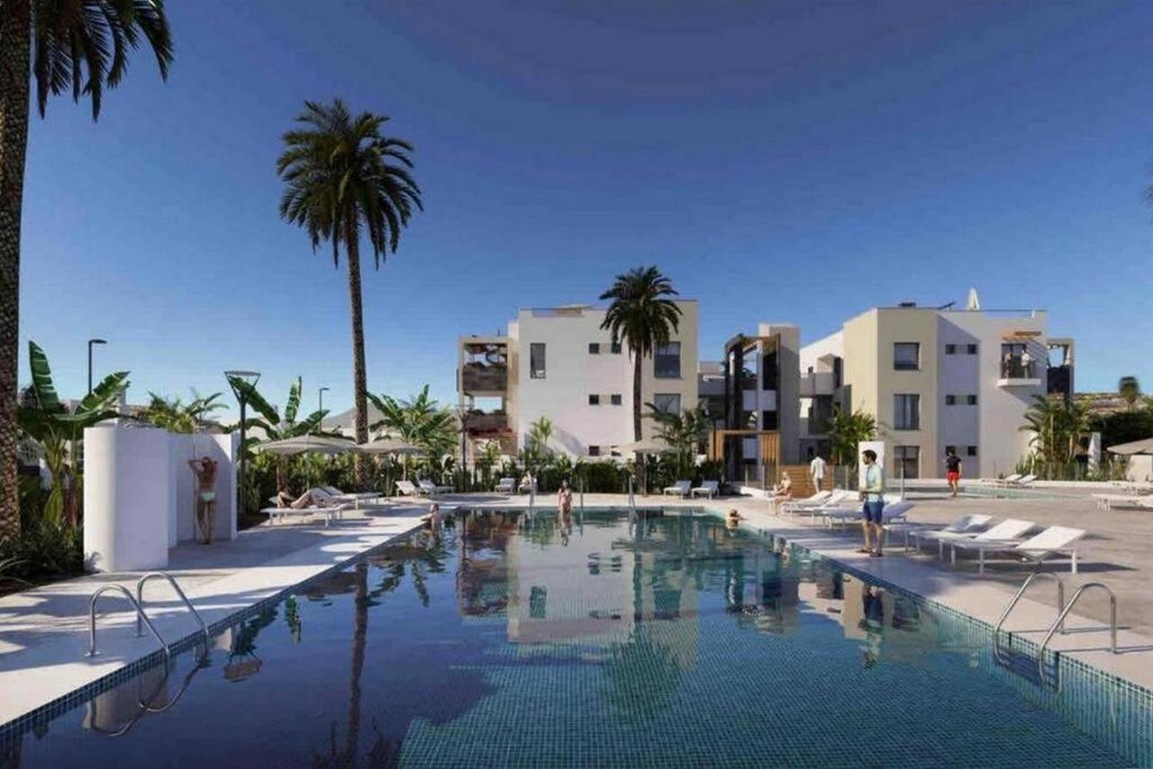 Green View Luxury Appartment In New Complex Pueblo Majorero Next To Golf Course 5 Min Walk From The Beach And Atlantico Shopping Centre In Caleta De Fuste Next To Cassino And Elba Sara Hotel 2 Bedrooms 2 Bathrooms Huge Terace! Ngoại thất bức ảnh