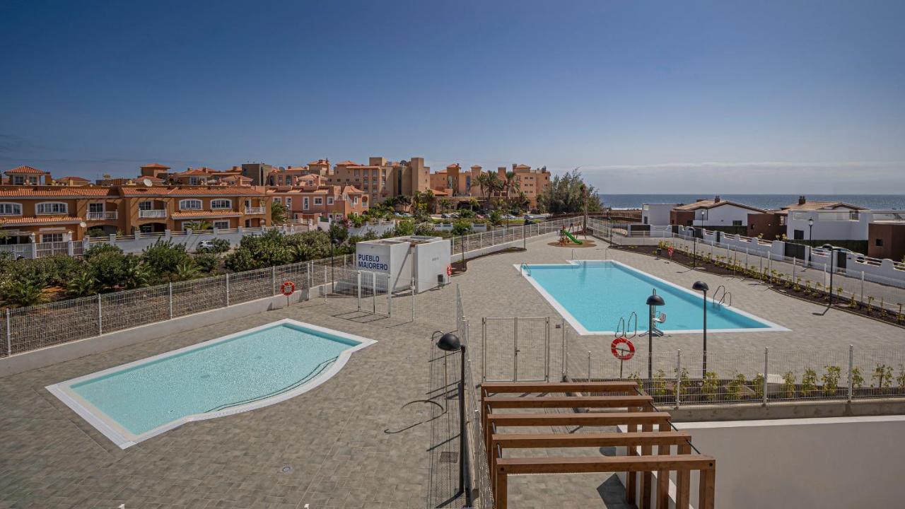 Green View Luxury Appartment In New Complex Pueblo Majorero Next To Golf Course 5 Min Walk From The Beach And Atlantico Shopping Centre In Caleta De Fuste Next To Cassino And Elba Sara Hotel 2 Bedrooms 2 Bathrooms Huge Terace! Ngoại thất bức ảnh